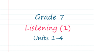 Prepare 7. Units 1-4. Listening (1)