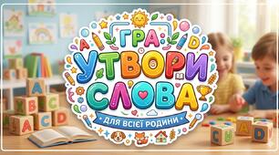 Дидактична презентація. Гра «Утвори слова»