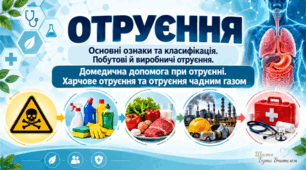 Основні ознаки та класифікація отруєнь. Характеристика побутових і виробничих отруєнь.