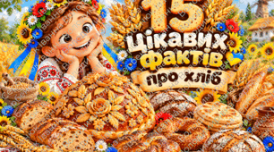 «15 цікавих фактів про хліб» 🍞🌾 | Яскраві пізнавальні картки А4 + мінігра до Всесвітнього дня хліба