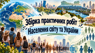 Збірник практичних завдань з теми "Населення світу та України" для 9 класу НУШ