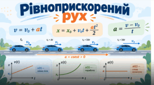 РІвноприскорений рух НМТ