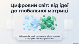 Інформація, повідомлення, дані, інформаційні процеси, інформаційні системи як важливі складники й ознаки сучасного суспільства. Сучасні інформаційні технології та системи. Людина в інформаційному суспільстві.