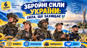 6 грудня - День Збройних Сил України. Презентація "ЗСУ: сила, що захищає" для учнів 5-12 класів