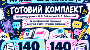 Робочі аркуші для 9 класу з української мови для роботи з учнями з ООП ІV рівня підтримки+інфографіка+діагностичні за програмою «Українська мова. 7-9 класи» для закладів загальної середньої освіти (автори: Заболотний О. В., Заболотний В. В.)