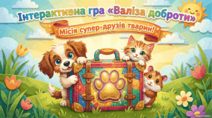 Конспект інтерактивного заняття: «Місія супер-друзів тварин: Валіза доброти»