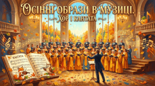 «Осінні образи в музиці. Хор і кантата». За підручником Л.Кондратової (5 клас).