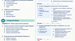 Контрольна робота "Вступ. Творчість І. Нечуя-Левицького та Панаса Мирного"
