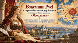 8 клас НУШ Взаємини Русі з європейськими державами в оповіданні Раїси Іванченко “Ярославни”. Значущість освіти та виховання князівен для утвердження авторитету держави.