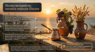Історико-етнографічні регіони України: Карпати та Південь України. Локальна ідентичність