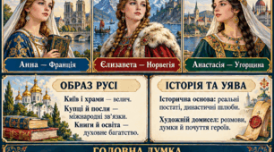 Образ Русі в сучасній українській літературі. Історична основа оповідання Раїси Іванченко «Ярославни».Усний твір(сенкан)