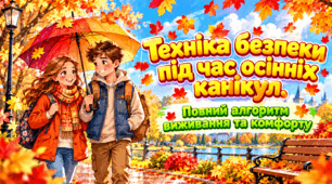 🍁🍂Техніка безпеки під час осінніх канікул. Повний алгоритм виживання та комфорту🍁🍂 ПРЕЗЕНТАЦІЯ 🍁🍂🍁