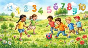 Рахунок англійською. Numbers 0-10. Let's learn ENGLISH!