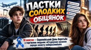 🛡️ 18 ЖОВТНЯ — ЄВРОПЕЙСЬКИЙ ДЕНЬ БОРОТЬБИ З ТОРГІВЛЕЮ ЛЮДЬМИ. Презентація+конспект+оформлення