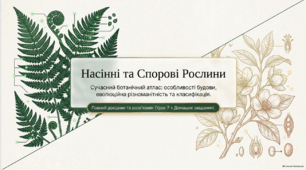 Особливості зовнішньої будови, поширення, різноманітність насінних і спорових рослин (актуалізоване повторення й узагальнення вивченого в попередніх класах)