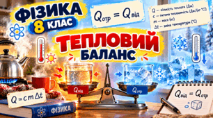 Тепловий баланс  ФІЗИКА 8 клас