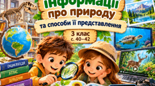 Джерела інформації про природу та способи її представлення.