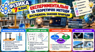 Експериментальні та теоретичні методи дослідження законів природи  ФІЗИКА 7 клас