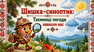 🌲☁️"Шишка-синоптик. Прогнозуємо погоду за хмарами" — презентація + робочий аркуш, 3 клас ЯДС