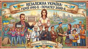 Незалежна Україна: герої 1990-х – початку 2000-х.