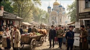 Контрольна робота Українські землі в складі Російської імперії на початку ХХ ст. побудована за ІV рівнями складності.