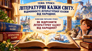 «Літературні казки світу. Народна та літературна казка». 5 клас