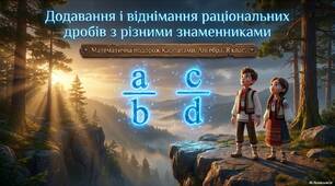 Додавання і віднімання раціональних дробів з різними знаменниками