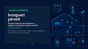 Презентація "Інтернет речей (IoT): як речі навколо нас виходять у мережу". (18 слайдів, PowerPoint + PDF)