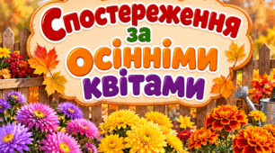 Спостереження за осінніми квітами
