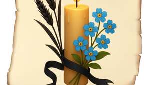🕯️ Розтяжка до Дня пам’яті жертв Голодомору 1932-1933рр.