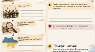 Робочий аркуш «Тарас Шевченко. “Розрита могила”»