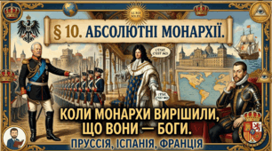 § 10. Абсолютні монархії.   Пруссія. Іспанія. Франція 