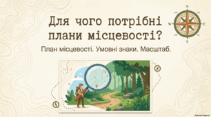 ЯДС 4 клас. План місцевості