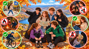 🍁🍂🍁Безпечні осінні канікули🧡🧡🧡 ВІДЕООГЛЯД🍁🍂🍁