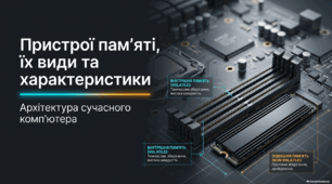 Пристрої пам’яті, їх види та характеристики