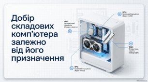Добір складових комп’ютера залежно від його призначення