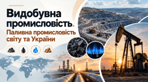Видобувна промисловість. Паливна промисловість світу та України. 9 клас НУШ за підручником Запотоцького.
