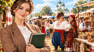 📚Літературна мандрівка: Микола Гоголь. Повість «Сорочинський ярмарок» (скорочено). Короткі відомості про митця. Зображення колоритної картини українського ярмарку як традиційного народного свята