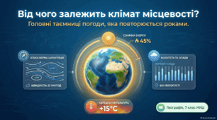 Від чого залежить клімат місцевості - презентація з географії 7 клас НУШ