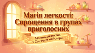 Спрощення в групах приголосних. Презентація
