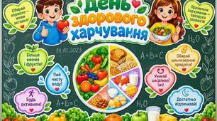 Оформлення дошки «День здорового харчування» 🥦🍎