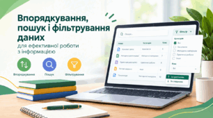 Впорядкування, пошук і фільтрування даних
