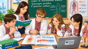 Інфографіка до уроків біології для учнів / учениць 8 класу з теми "Обмін речовин і перетворення енергії як властивість живого. Транспорт речовин"