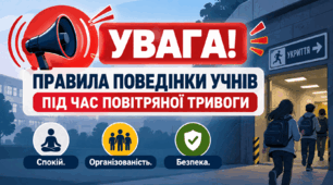 Правила поведінки учнів під час повітряної тривоги