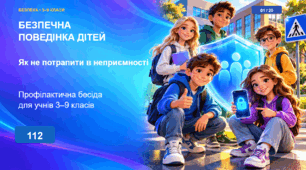 КОНСПЕКТ  та ПРЕЗЕНТАЦІЯ  ПРОФІЛАКТИЧНОЇ ЛЕКЦІЇ «Безпечна поведінка дітей: як не потрапити в неприємності»