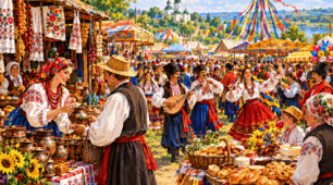 "Ярмарок оживає" (Микола Гоголь. Повість «Сорочинський ярмарок»)