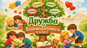 Виховна година ❤️«Дружба та взаємодопомога в класі»❤️ Конспект + Інтерактиви + Групова робота + Пам’ятка +Шаблони для друку