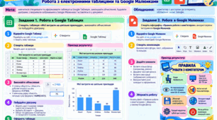 Практична робота «Робота з електронними таблицями та Google Малюнками» | 7 клас