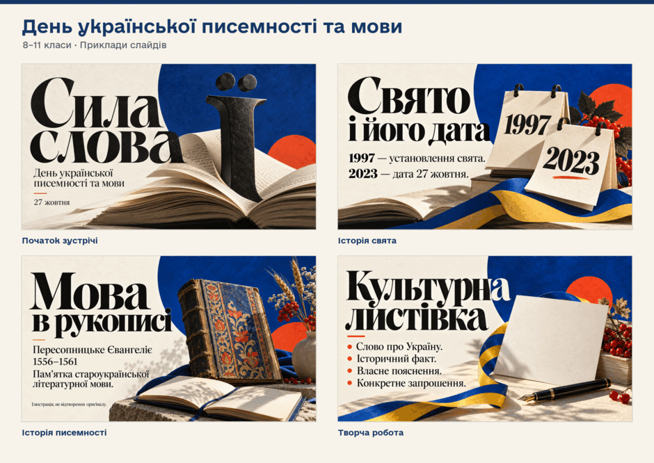 8–11 класи — Слайди