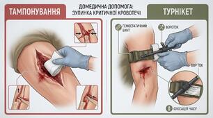 Інфографіка: Зупинка критичної кровотечі